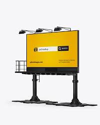 Free for personal and commercial use. Billboard Mockup Right Half Side View In Outdoor Advertising Mockups On Yellow Images Object Mockups Billboard Mockup Outdoor Advertising Mockup Mockup Psd