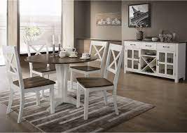 Dining sets, table, chair, sideboard, buffet, accents, hutch, hardwood, upholstery and more. 5057 A La Carte White 5 Piece Round Dining Set