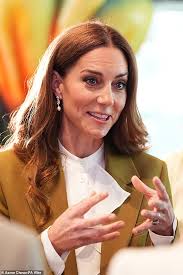 Kate's show of support for Victoria! Princess of Wales opts for a £1,340  suit from Beckham's brand to present fashion award amid designer's  heartache over feud with son Brooklyn