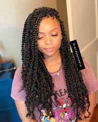 Passion twists are the latest trend in braided hairstyles for black women. Specializing In All Faux Locs On Instagram Passion Twist Ncat Uncg Wssu Nccu Braid Twist Hairstyles Passion Twists Hairstyle Twist Braid Hairstyles