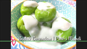 Cara membuat putri mandi, resep jajanan khas riau, resep asli nusantara. Resipi Badak Berendam Puteri Mandi Youtube