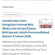 Format Bku Bos