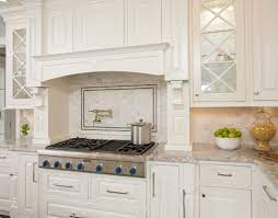 Most pot filler faucets are mounted on a vertical wall either located behind the stove or on the side located in a specially designed cove. Stovetop Pot Filler Faucet