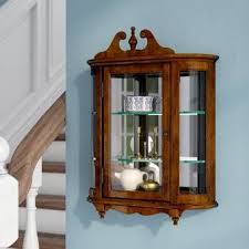 Denya Wall Mounted Curio Cabinet Wall Curio Cabinet Curio Cabinet Beautiful Cabinet