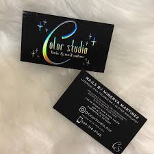 Explore how custom augmented reality business cards can bring attention to your business and keep longer viewer. 40 Holographic Business Cards Unicorn Foil Rainbow Silver Ideas Foil Business Cards Holographic Foil Business Cards