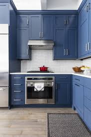 A Kitchen Makeover That Doubled The Size Of The Room Domino Blue Kitchen Designs Kitchen Inspiration Design Kitchen Interior