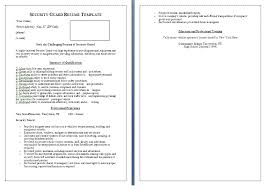 Skilled security guards are in high demand. Security Guard Resume Template Free Word Templates