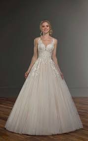 Our bridesmaid collections allure bridesmaids. Sleeveless Illusion Neckline Ballgown Wedding Dress Kleinfeld Bridal