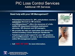 We did not find results for: Yourhrdepartment Inc Hrd Total Risk Management Solutions Philadelphia Insurance Companies Pic Loss Control Services Philadelphia Insurance Companies Ppt Download
