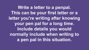 Find penpals from all over the world and make new friends. Writing A Letter To A Penpal Example Letter Ielts Podcast