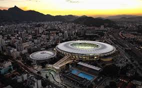 The gigantic maracanã stadium (estádio do maracanã) is one of the most iconic soccer temples in south america, built to open the 1950 world cup. Download Wallpapers 4k Maracana Sunset Aerial View Cityscapes Estadio Jornalista Mario Filho Soccer Football Stadium Fluminense Stadium Flamengo Stadium Hdr Brazil Brazilian Stadiums Rio De Janeiro For Desktop Free Pictures For Desktop