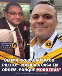 Os pilotos que pilotavam o avião da cantora Marília Mendonça eram  evangélicos e serviam a Jesus. O piloto Geraldo Martins de Medeiros Júnior,  era membro da Igreja Evangélica Assembleia de Deus em