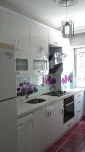 Levent Mutfak Tezgah Arasi Cam Panel Mutfak Tezgahi Mutfak
