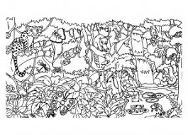 Forest printable coloring pages are a fun way for kids of all ages to develop creativity, focus, motor skills and color recognition. Enchanted Forest Jungle Forest Adult Coloring Pages