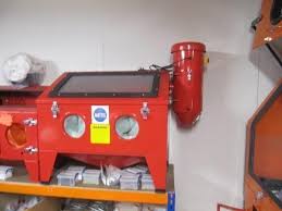 I used wire wheels on various drill motors. Mattis Bolt On Dust Extractor Suits Bench Top Sand Blast Cabinet Dc15