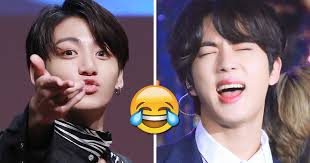 Jennie (blackpink) and jimin (bts) do they almost kiss? Bts S Jungkook Surprised Jin With A Kiss And His Reaction Was Hilarious