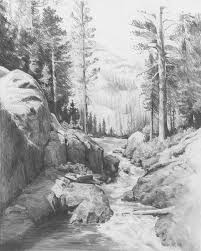 18 Pencil Drawings Of Nature That Will Make You Want To Be An Artist Landscape Pencil Drawings Landscape Sketch Landscape Drawings