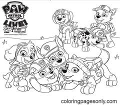 Home/paw patrol coloring pages/halloween with paw patrol pups. Paw Patrol Coloring Pages Coloring Pages For Kids And Adults