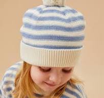 Knitted Striped Beanie | Knitted Winter Accessories | MORI US