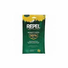 Natural Mosquito Repellent Wipes - 30 Pack