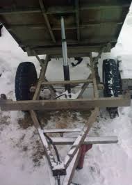 I fabricate this trailer with s around my house and golf cart. How To Make A Uniaxial Dump Truck For A Minitractor With Your Own Hands Homemade Trailers For Tractors How To Make A Trailer Stand For Tractor Trailer Do It Yourself