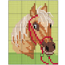 Broderie Gratuites Au Point De Croix Autour De L Equitation Avec Images Point De Croix Broderie Gratuite Dessin Petit Carreau