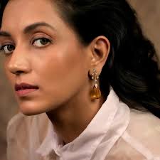 Elsa Diamond and Quartz Drop Earrings