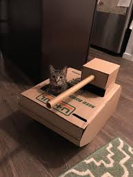 Here are seven simple suggestions to make the transition less stressful for cat — great tips for packing, on moving day, and settling in! Diy Fun And Easy Way To Build A Cardboard Cat House Moving Insider