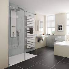 Das profil aus edelstahl wird in der rohkunstruktion gesetzt. Hsk Walk In Walk In Dusche Hsk 1735100 Badshop De
