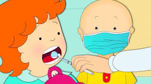 Caillou And Rosie At The Dentist Caillou Cartoon Youtube