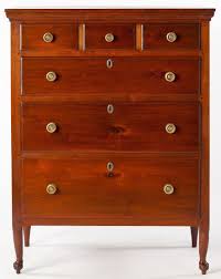Lot 736 Randolph County Nc Federal Chest Of Drawers Southern Furniture North Carolina Furniture Chest Of Drawers
