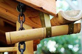 Including rain gutters water usage tips and how to install them. How To Make Bamboo Rain Gutters
