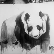 painting panda by watercolor رسم الباندا بالألوان المائية drawings art watercolor paper