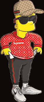 The simpsons homer, homer simpson bart simpson maggie simpson lisa simpson krusty the clown, bart simpson, television, cartoon, fictional character png. Bart Simpson Hypebeast Wallpaper Posted By Christopher Tremblay