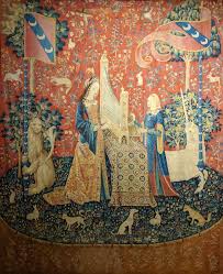 Fittingly, the first place we visited was the musée de moyen age* in paris to see the lady and the unicorn tapestries (la dame a la licorne). The Lady And The Unicorn Hearing Illustration World History Encyclopedia
