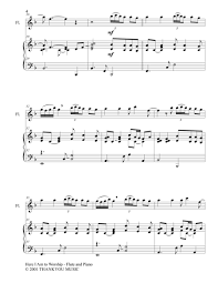 Here I Am To Worship Duet Flute And Piano Score And Parts Sheet Music Digital Sheet Music Piano Score