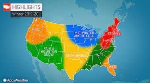 Accuweather S 2019 2020 Us Winter Forecast Winter Forecast Weather Predictions National Weather
