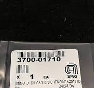 AMAT 3700-01710 O-Ring ID .301 CSD .070 Chemraz SC513 80DURO ...