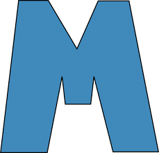 With the help of ejoty, we know that the letter r stands for number 18, . Blue Alphabet Letter M Clip Art Blue Alphabet Letter M 570x550 Png Clipart Download