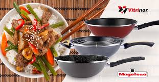 Cocinar salteados con un wok. Hay Sartenes Wok Para Induccion