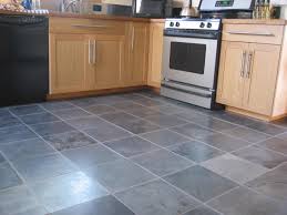 Sweep your dark floors often so you don't see dust and dirt. Grey Floor Tiles Blue Kitchen Novocom Top