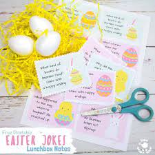 Gathering beauty is a diy, craft blog with a love for all things paper. Printable Easter Jokes Lunchbox Notes Kids Craft Room