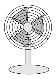 A fan is an implement used to induce an airflow for the purpose of cooling or refreshing oneself. Coloring Page Fan Free Printable Coloring Pages Img 28622