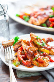 Turkey cutlets with tomato cream sauce. 20 Minute Low Carb Turkey And Peppers Healthy Seasonal Recipes