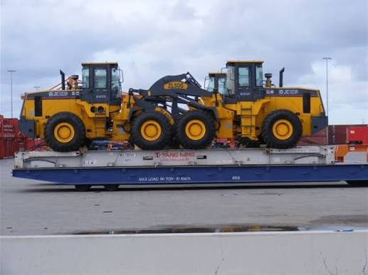 Heavy machinery shipping to D.R. Congo
