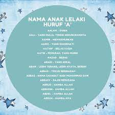Mungkin ramai yang sedang dalam dilema mencari nama terbaik untuk anak yang bakal dilahirkan kerana menyedari nama yang diberikan kepada berikut ini adalah antara ratusan pilihan dan maksud sesebuah nama yang boleh dijadikan panduan: Maksud Nama Anak Lelaki Huruf Q