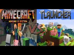 ¿no tienes cuenta de microsoft? Minecraft Windows 10 Edition Vs Tlauncher Java Edition Youtube