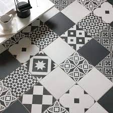 The genuine beauty and charm victorian floor tiles can bring to your home or business cannot be understated. Victorian Cement Mix 20x20cm 200x200mm Black White Matt Tile