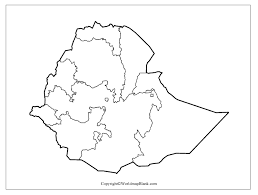 It is landlocked and has complex topography. Blank Ethiopia Map Pdf World Map Blank And Printable