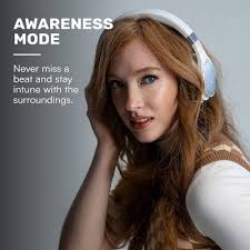 Raycon Everyday Wireless Bluetooth Over Ear Headphones, with Active Noise  Cancelling, Awareness Mode and Built in Microphone, IPX 4 (Frost White):  Amazon.co.uk: Electronics & Photo